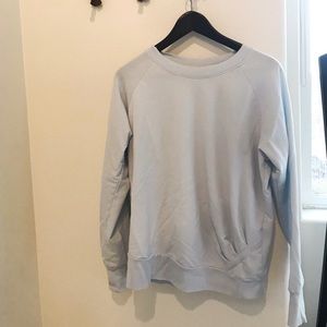 Z by Zella pullover crew sweatshirt in light blue